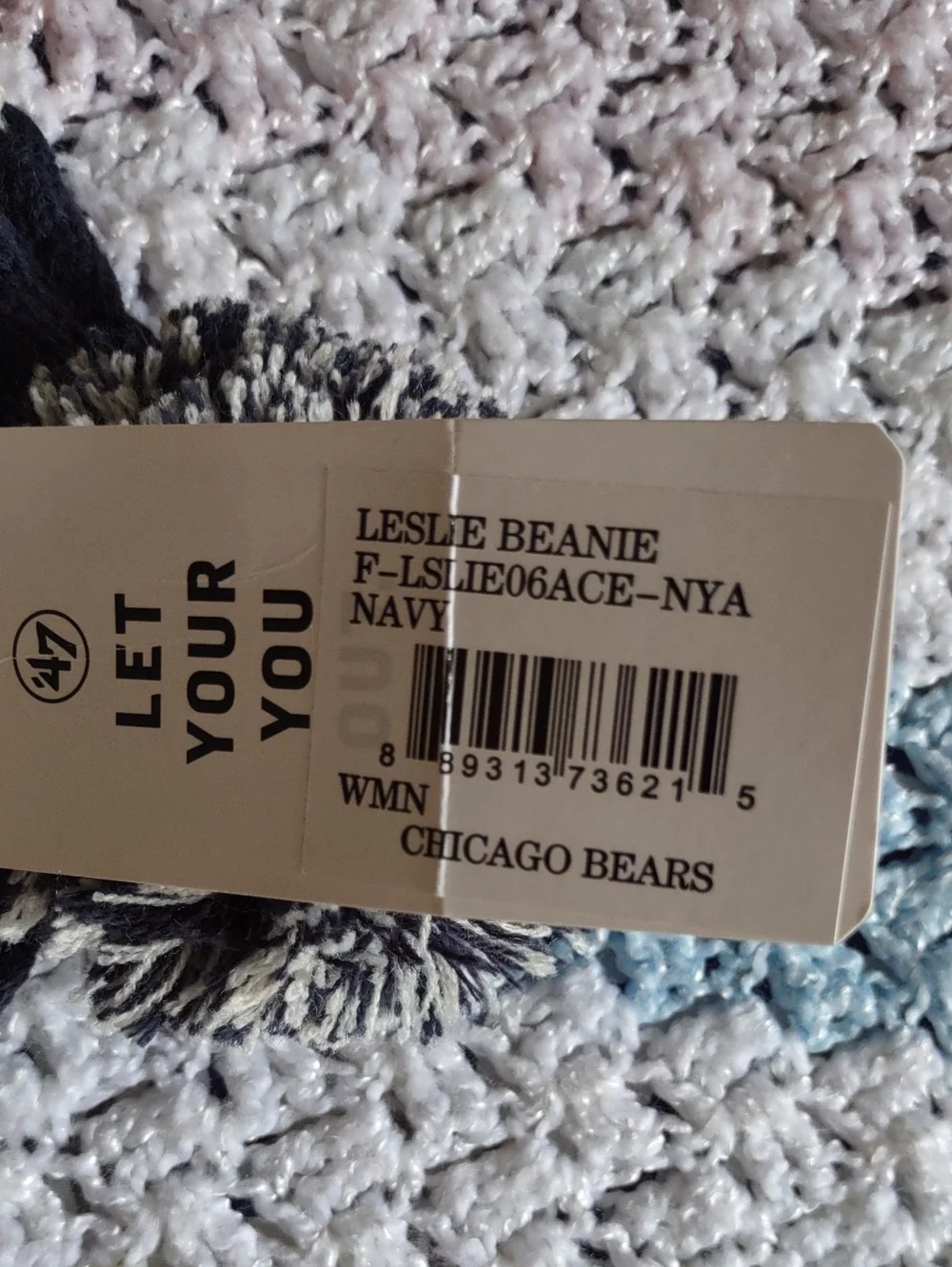NFL Chicago Bears Pom Leslie Beanie